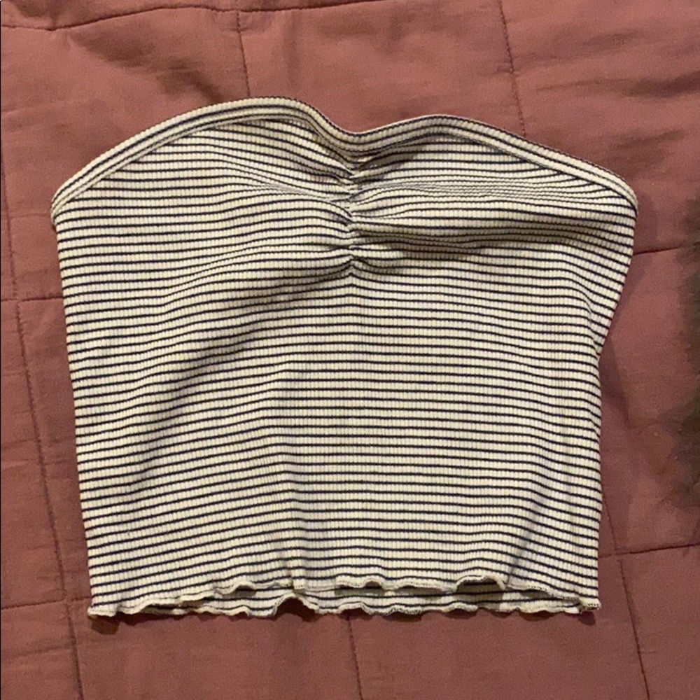 Striped tube top 💙
